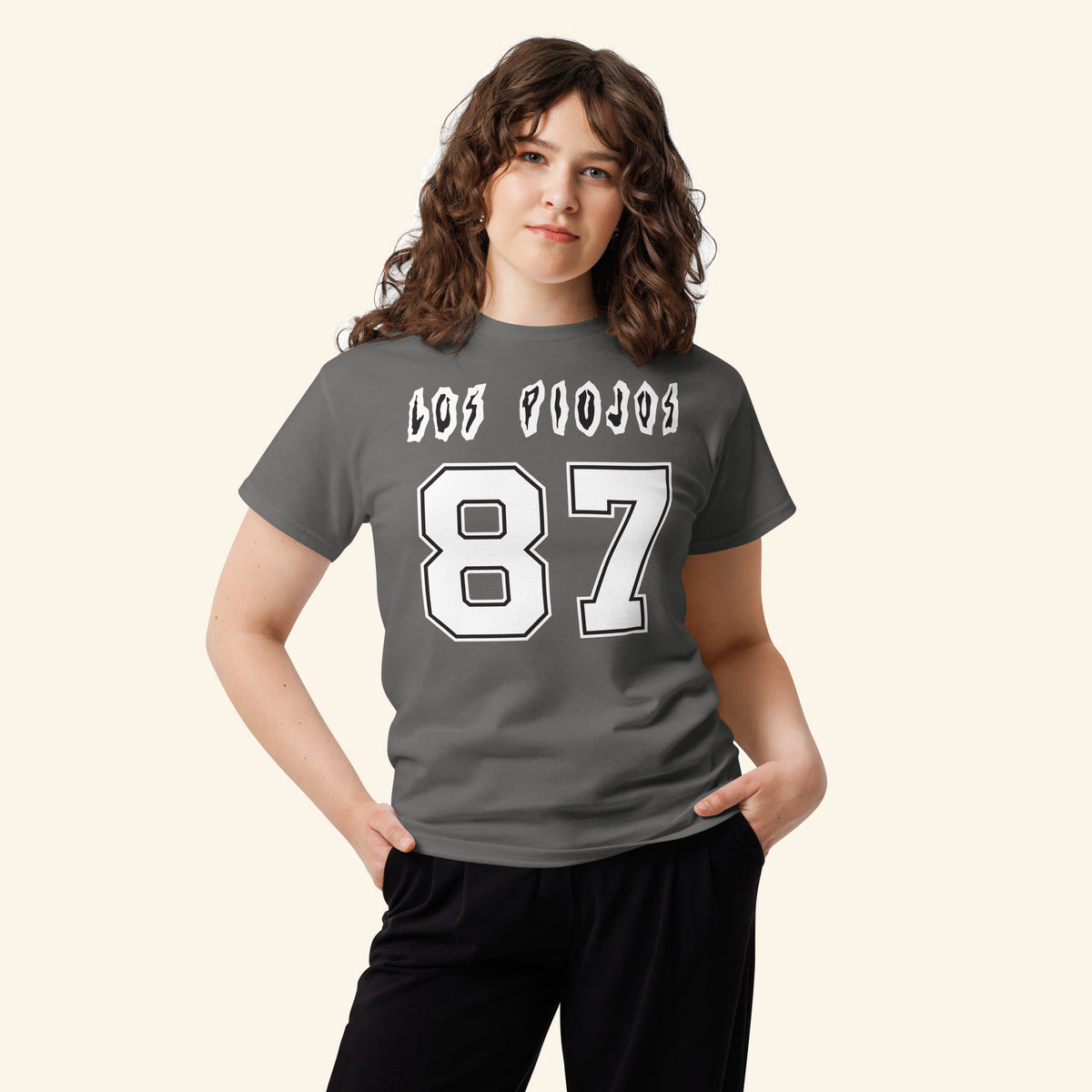 Los Piojos. Algodón. Varios colores. 2156 - Gris oscura 6