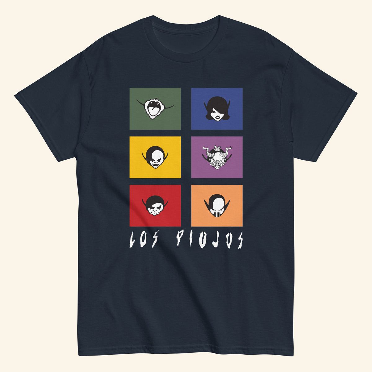 Los Piojos. Algodón. Varios colores. 2157 - Azul 1