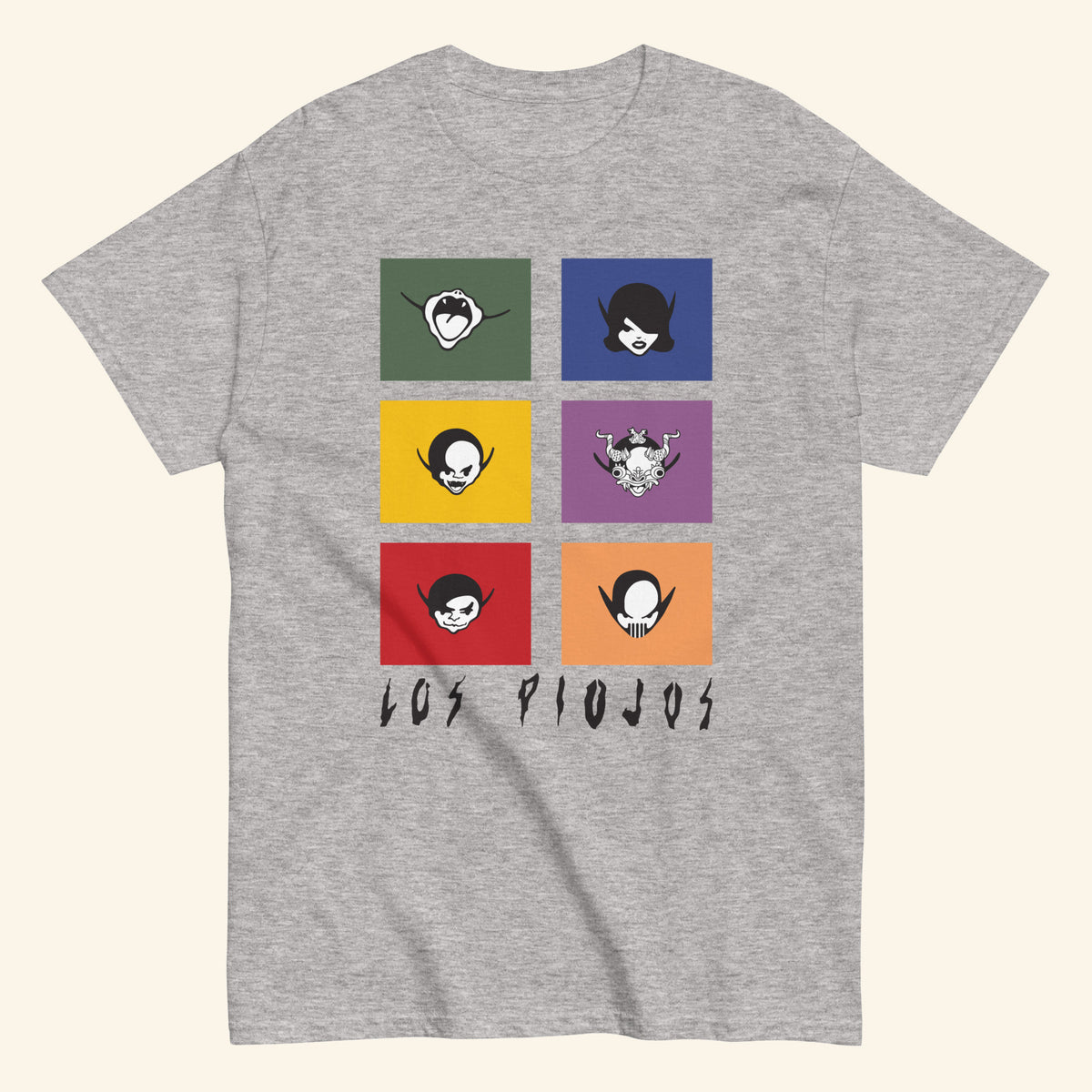 Los Piojos. Algodón. Varios colores. 2157 - Gris clara 1