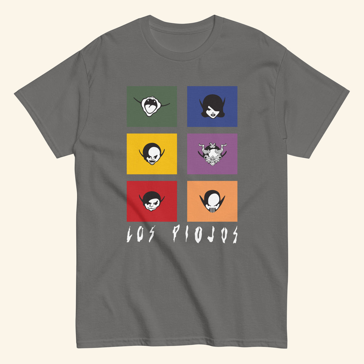 Los Piojos. Algodón. Varios colores. 2157 - Gris oscura 1