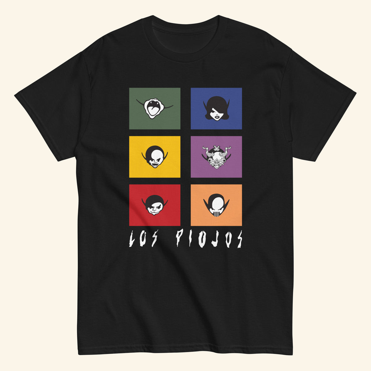 Los Piojos. Algodón. Varios colores. 2157 - Negra 1