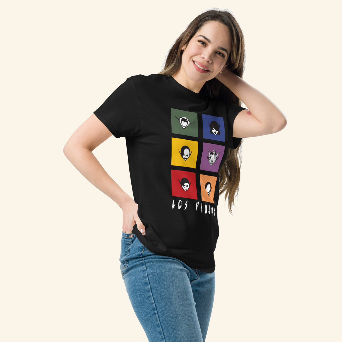 Los Piojos. Algodón. Varios colores. 2157 - Negra 8