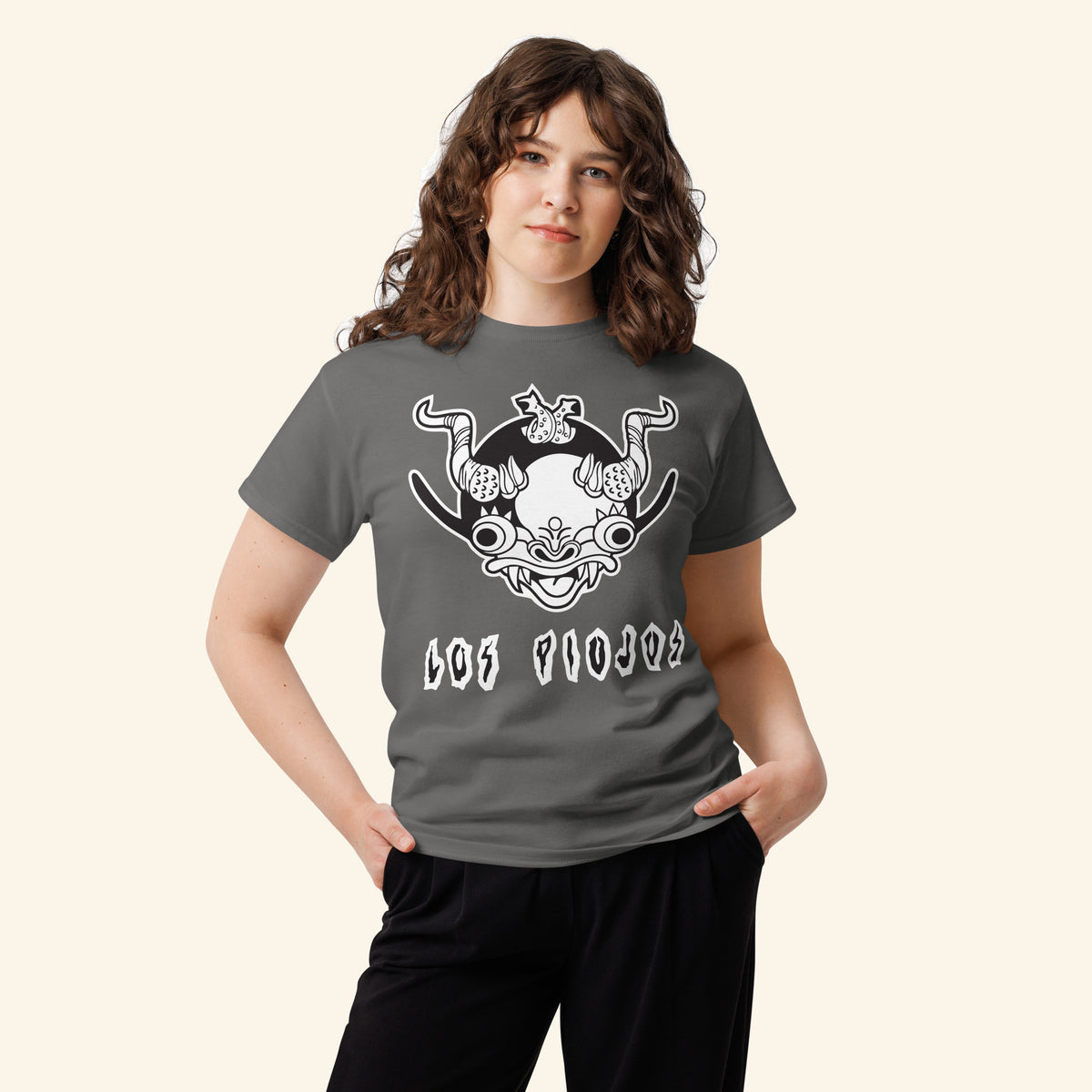 Los Piojos. Algodón. Varios colores. 2158 - Gris oscura 6